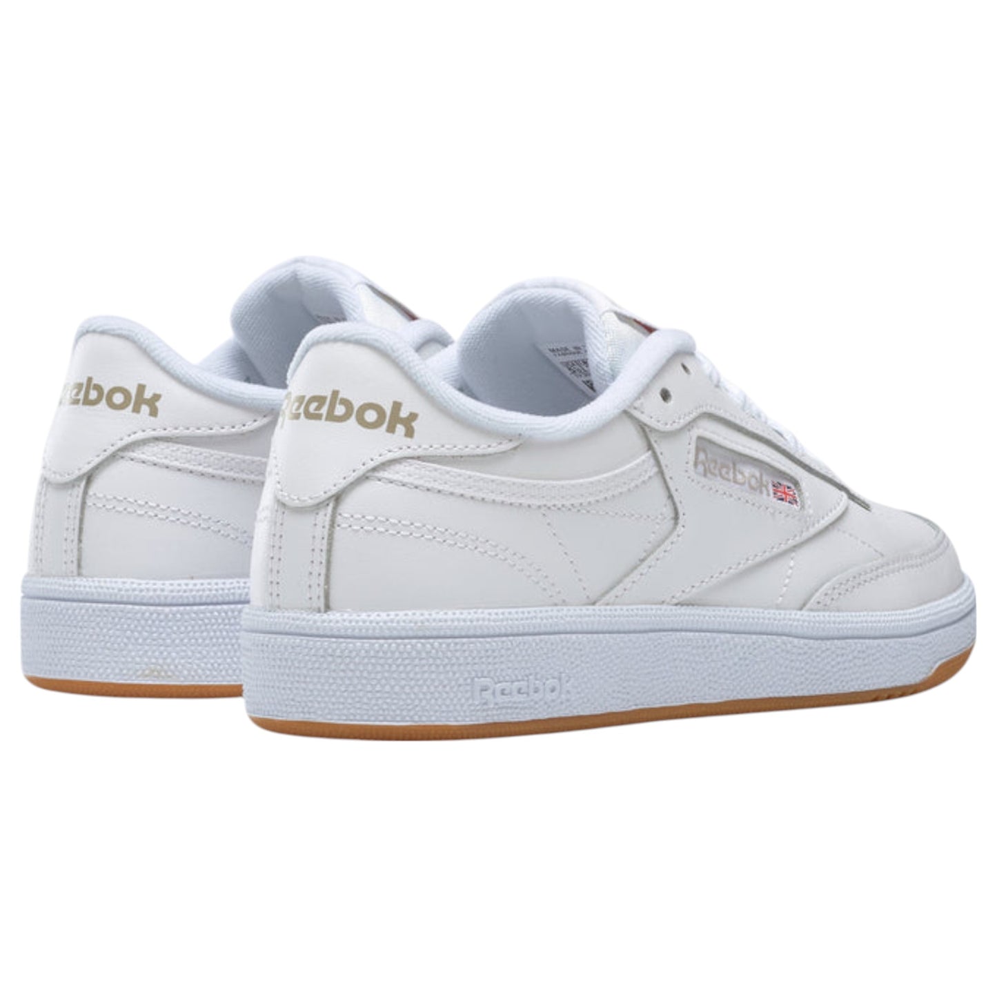 Womens Reebok Club C 85 Shoes White/Light Grey/Gum