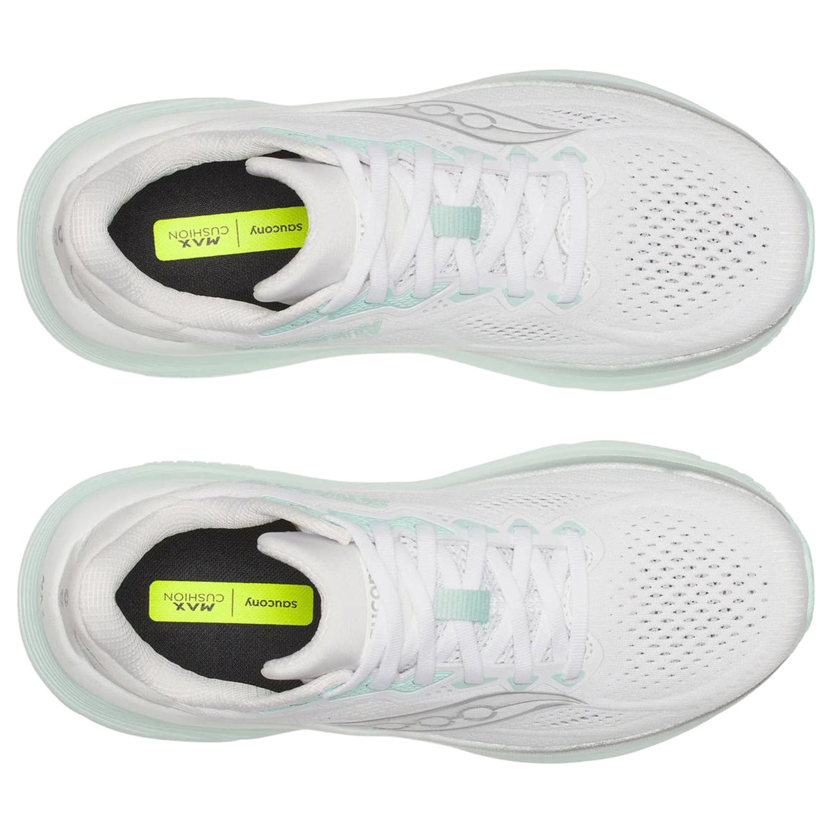 Womens Saucony Guide 19 Wide Shoes White/Hush