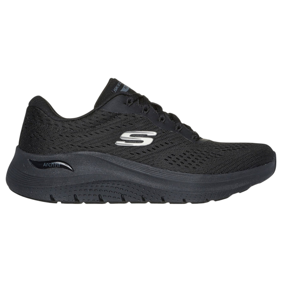 Womens Skechers Arch Fit 2.0 - Big League Shoes Black/Black
