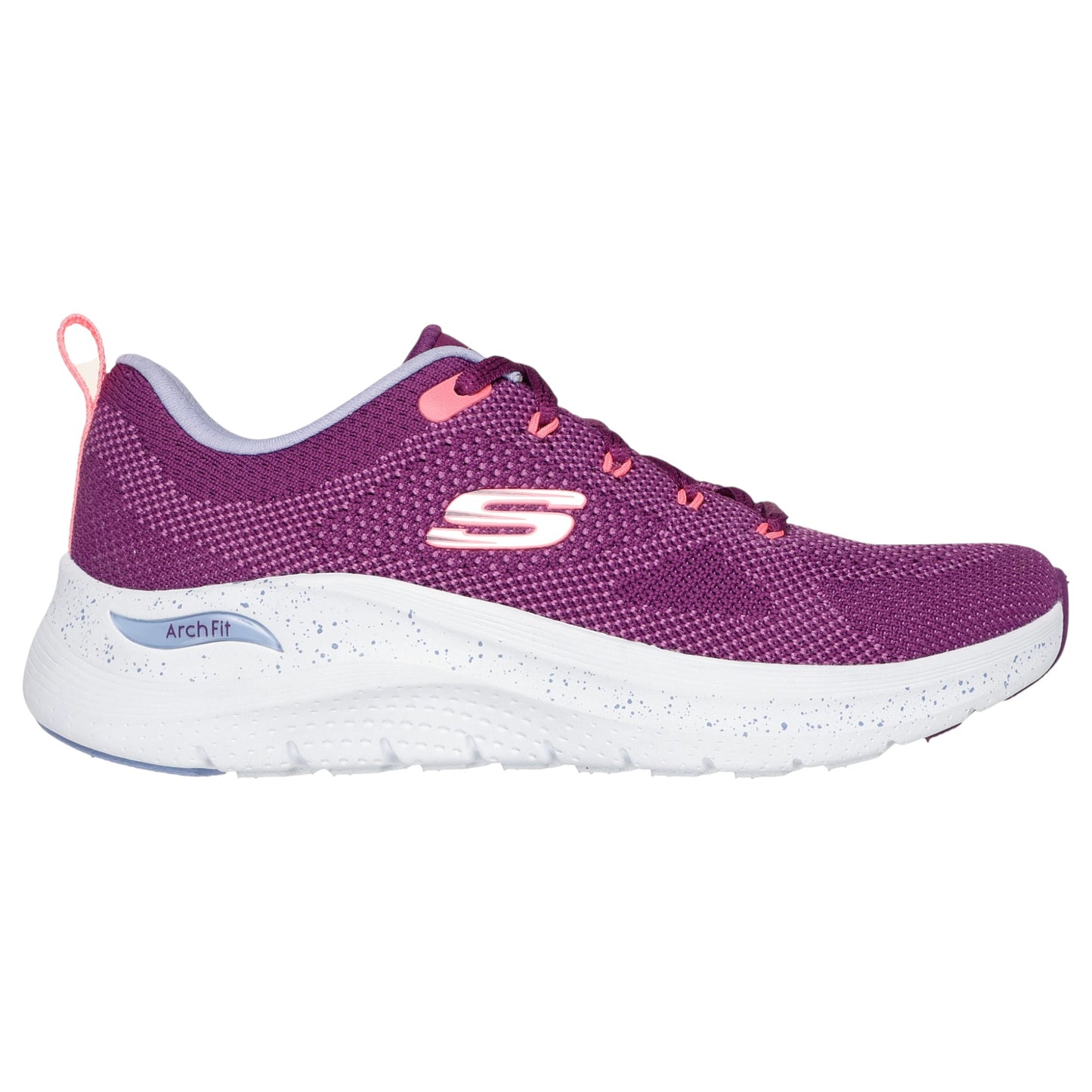 Womens Skechers Arch Fit 2.0 - Fast Paced Athletic Shoes Purple Multi
