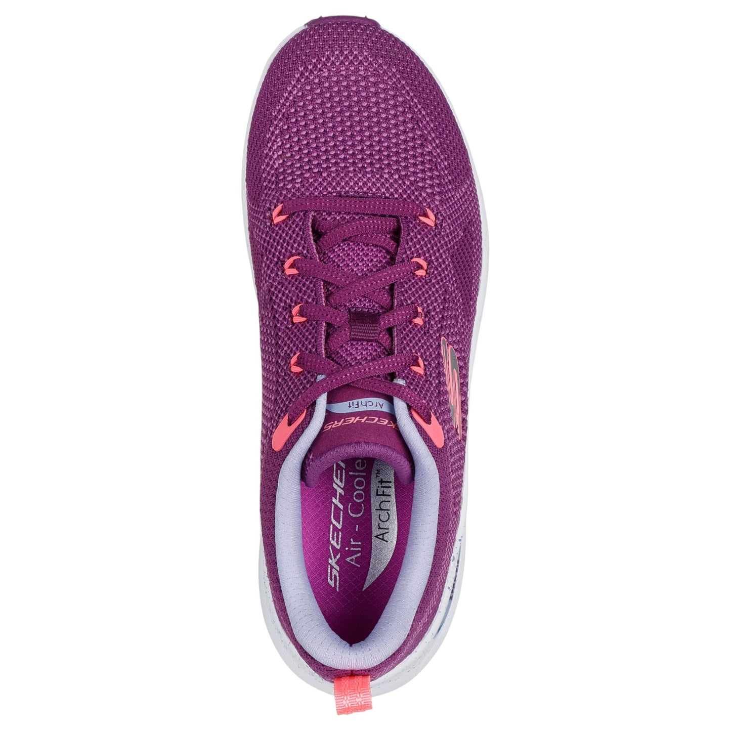 Womens Skechers Arch Fit 2.0 - Fast Paced Athletic Shoes Purple Multi