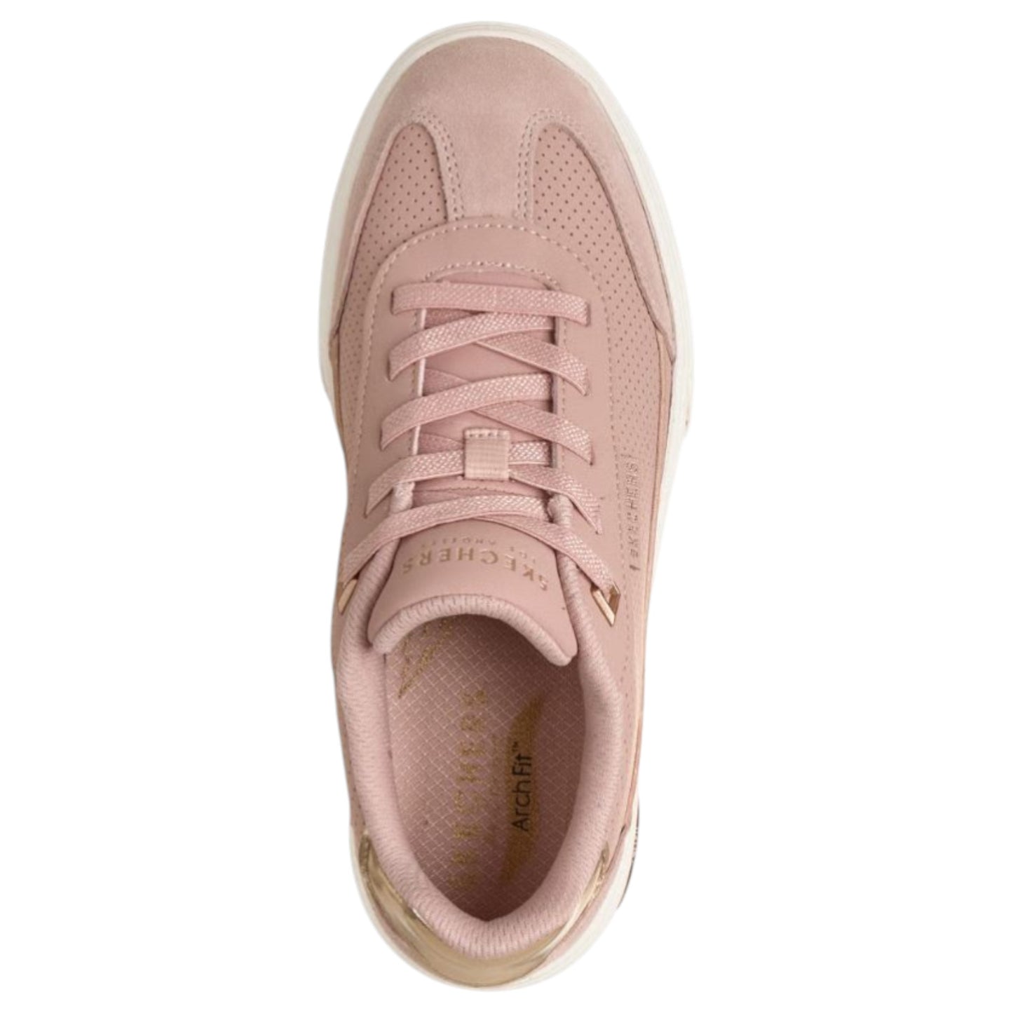 Womens Skechers Arch Fit Arcade - Diamond Daze Shoes Blush