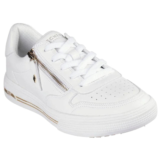 Womens Skechers Arch Fit Arcade - Stroll`N Athletic Shoes White