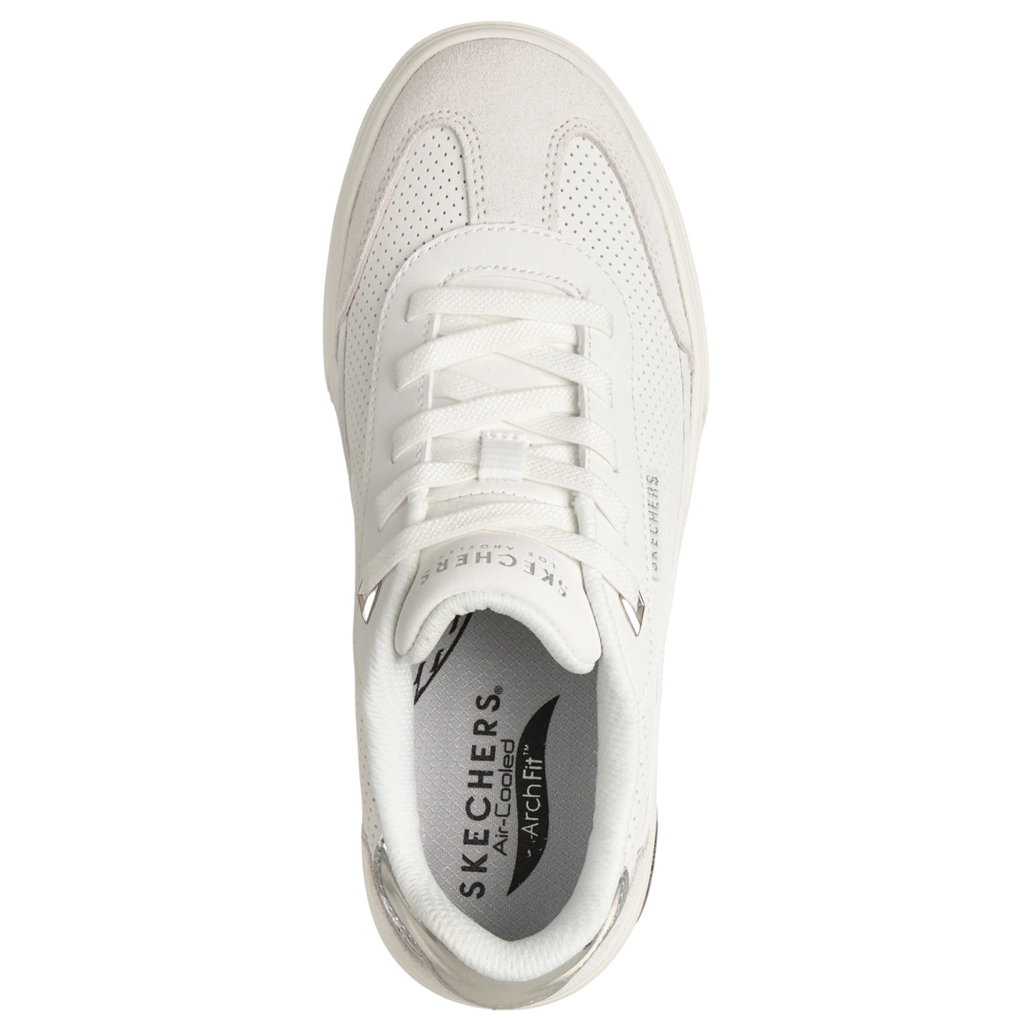 Womens Skechers Arch Fit Arcade Shoes White