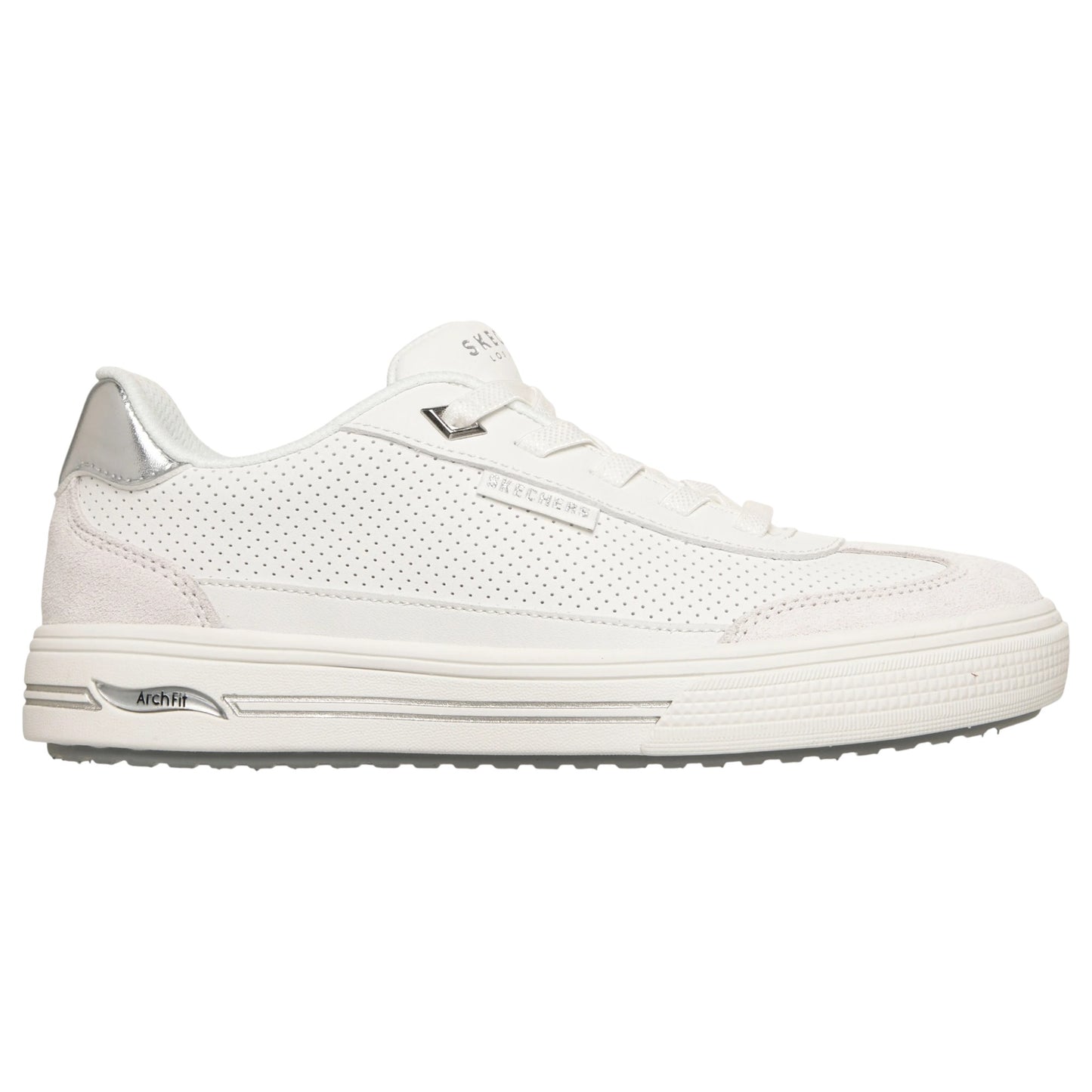Womens Skechers Arch Fit Arcade Shoes White