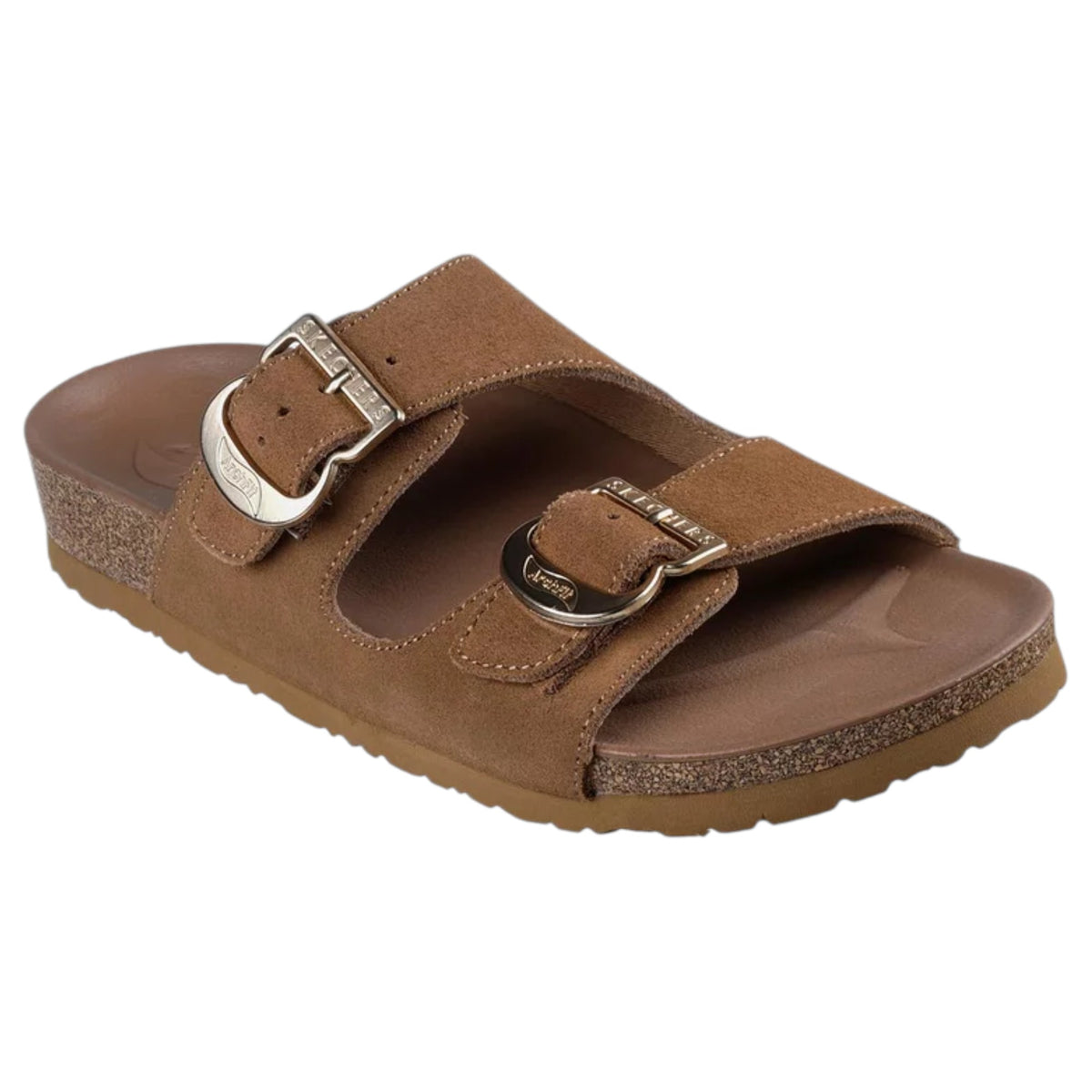 Womens Skechers Arch Fit Granola - Boho Chic Sandal Chestnut