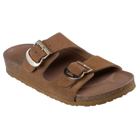 Womens Skechers Arch Fit Granola - Boho Chic Sandal Chestnut