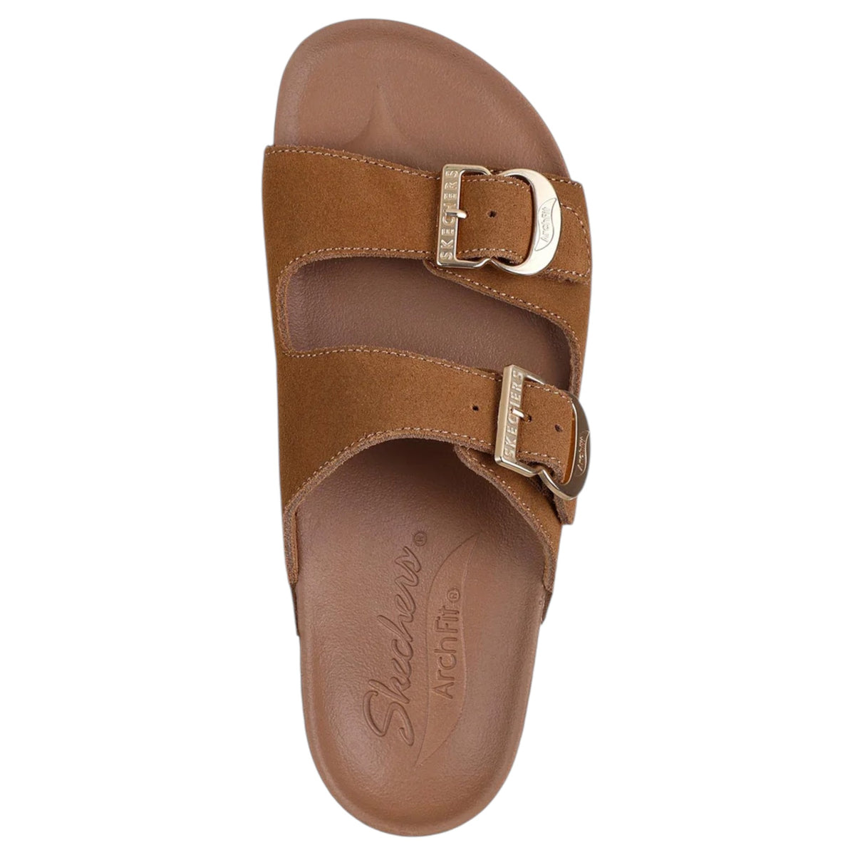 Womens Skechers Arch Fit Granola - Boho Chic Sandal Chestnut