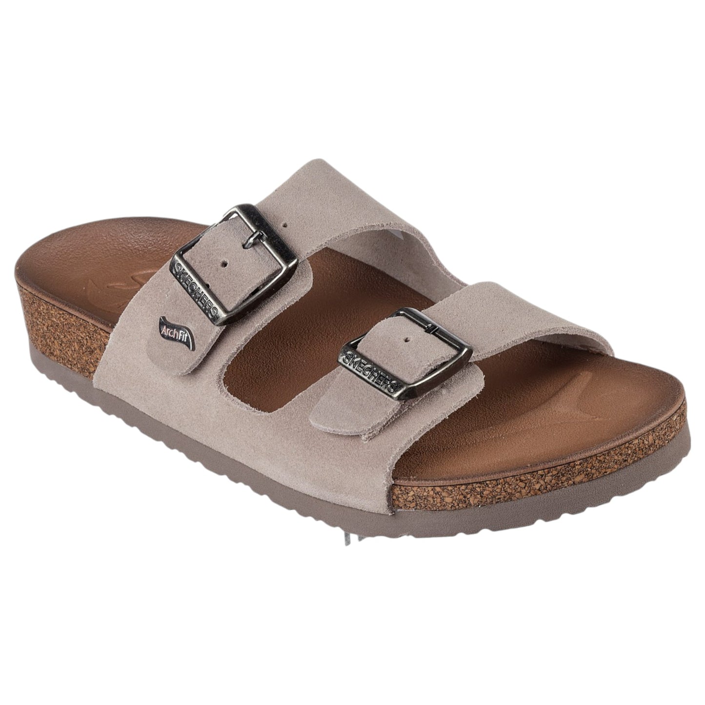 Womens Skechers Arch Fit Granola Sandals Taupe