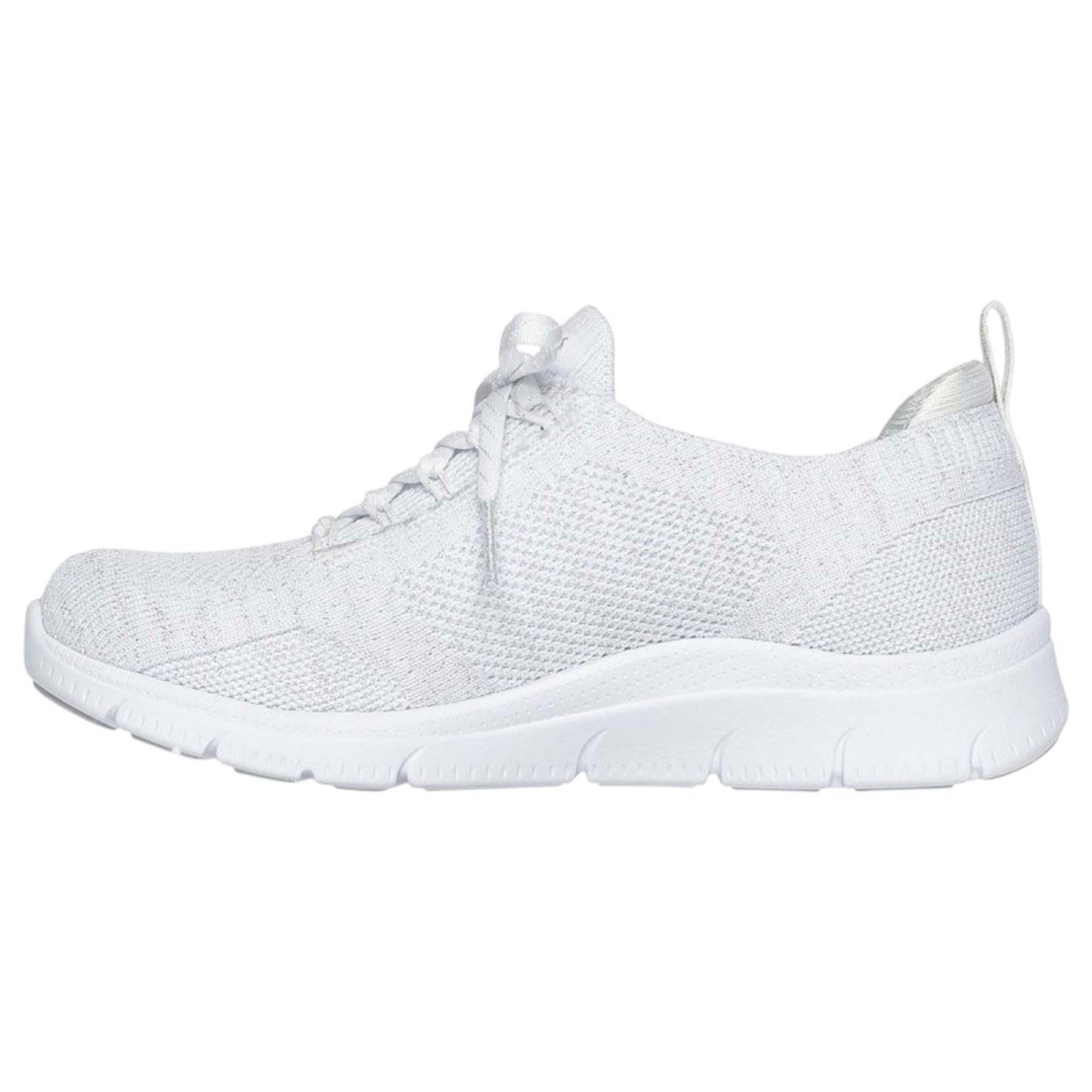 Womens Skechers Arch Fit Refine 2.0 - Opal Athletic Shoes White/Silver