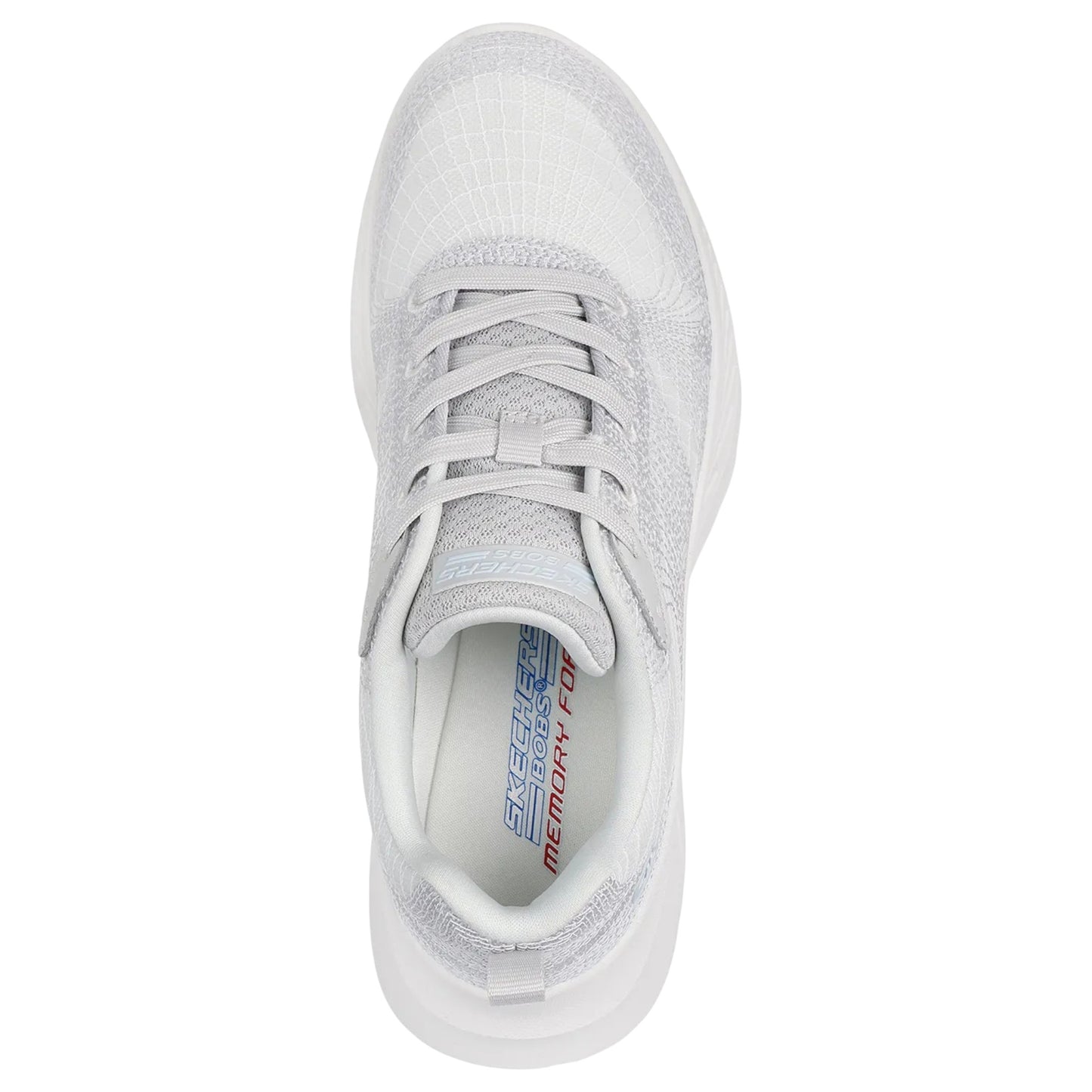 Womens Skechers Bobs Chaos Hi - Radiant One Athletic Shoes Light Grey