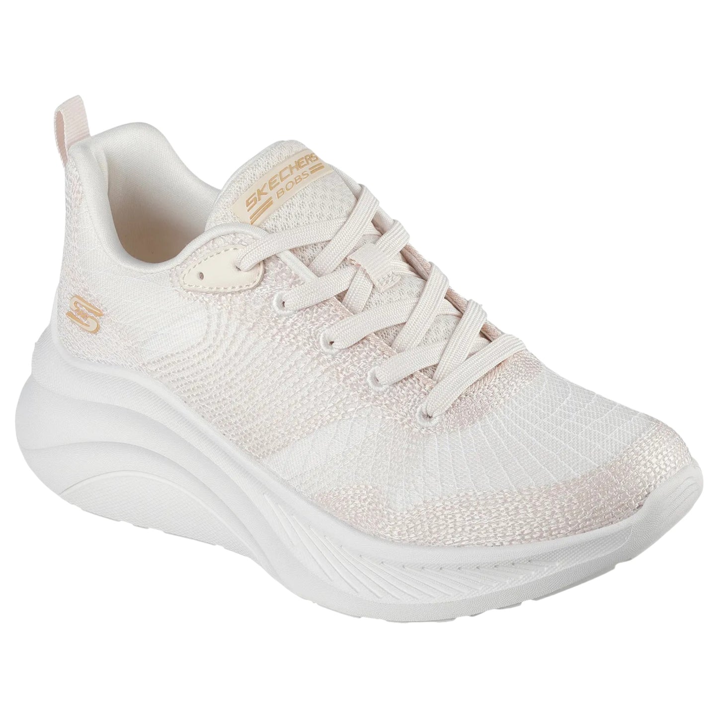 Womens Skechers Bobs Chaos Hi - Radiant One Athletic Shoes Natural