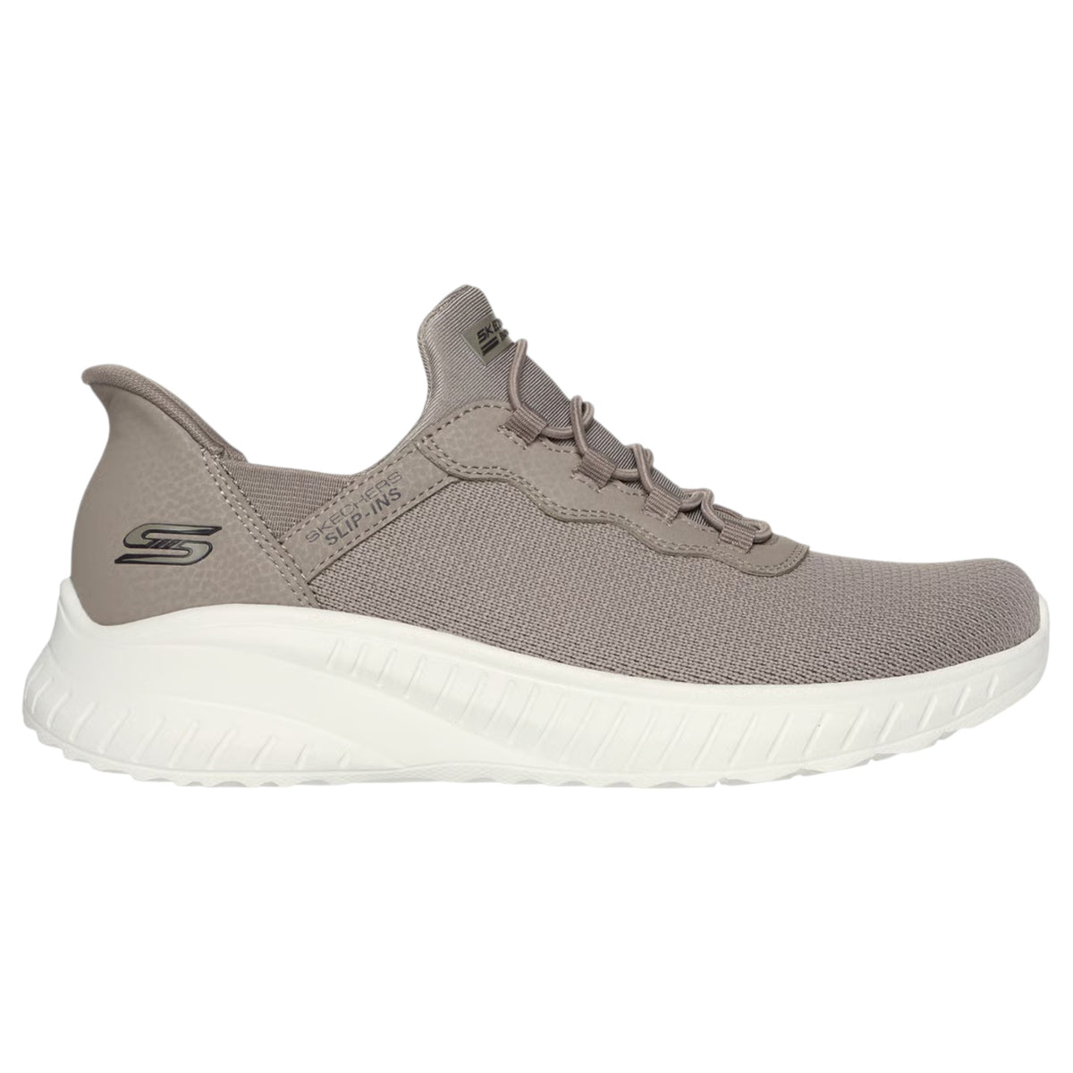 Womens Skechers BOBS Sport Squad Chaos - Daily Inspiration Shoes Taupe