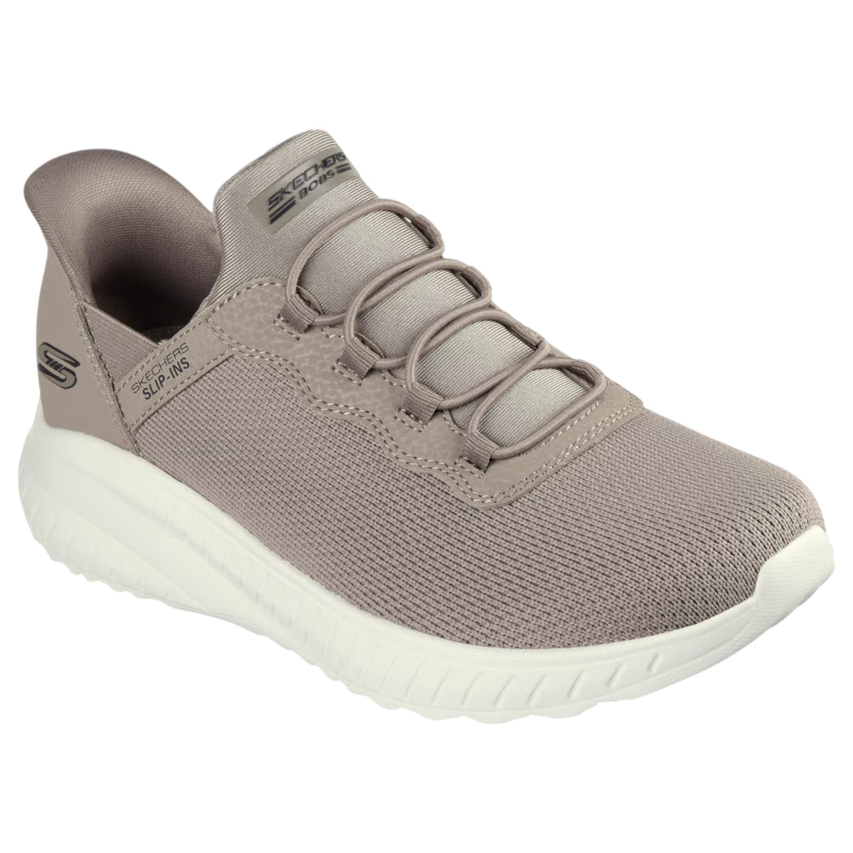 Womens Skechers BOBS Sport Squad Chaos - Daily Inspiration Shoes Taupe