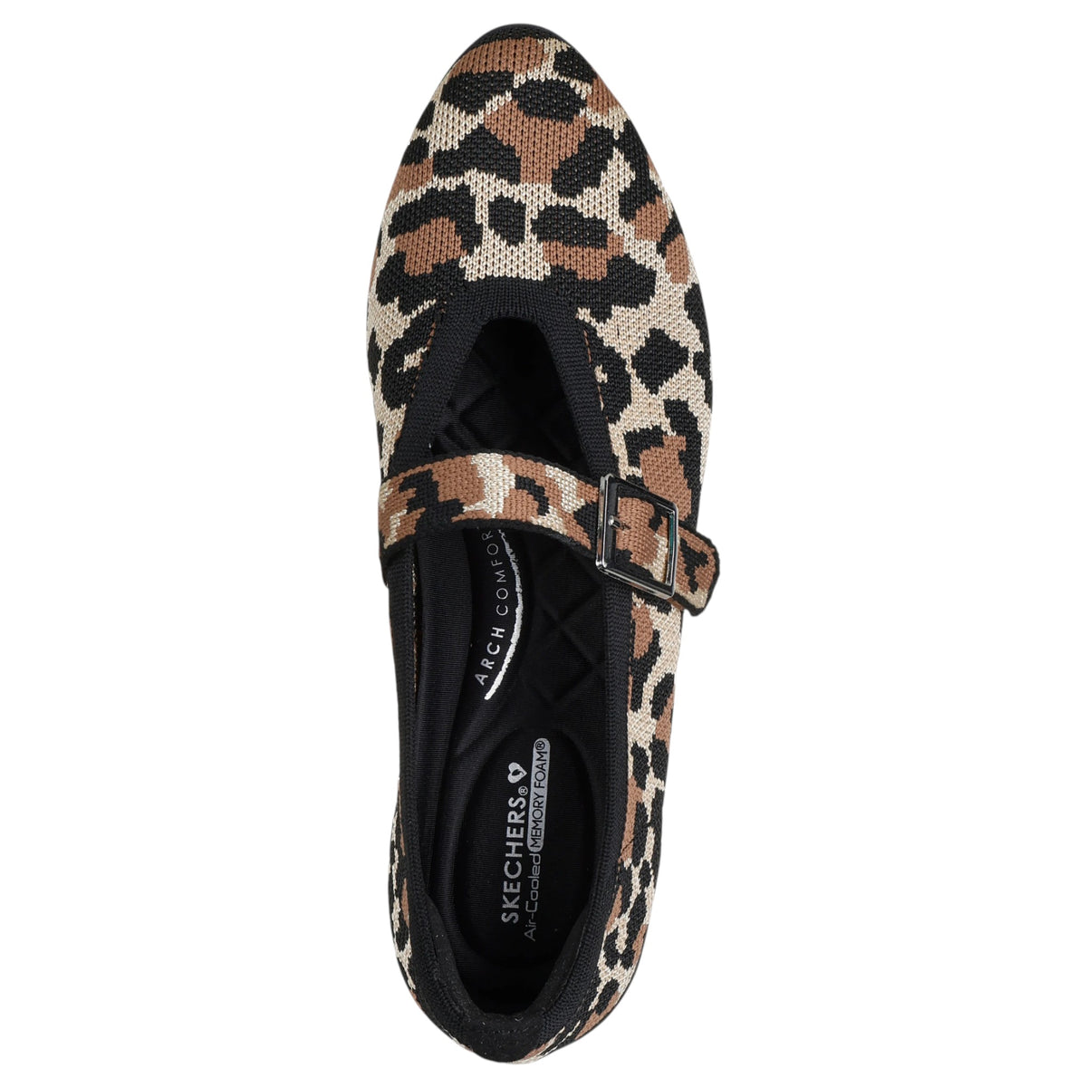 Womens Skechers Cleo Walk - Runway Hit Shoes Leopard
