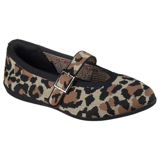 Womens Skechers Cleo Walk - Runway Hit Shoes Leopard