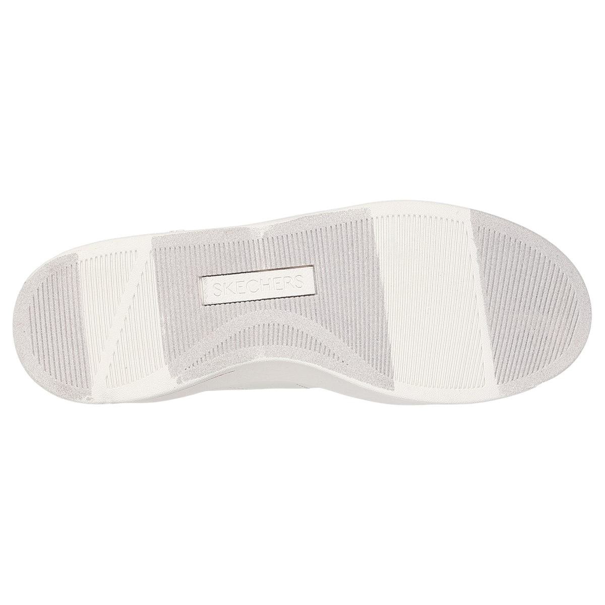 Womens Skechers Court Classics Hiland - Illuminated Neutrals Shoes Off White