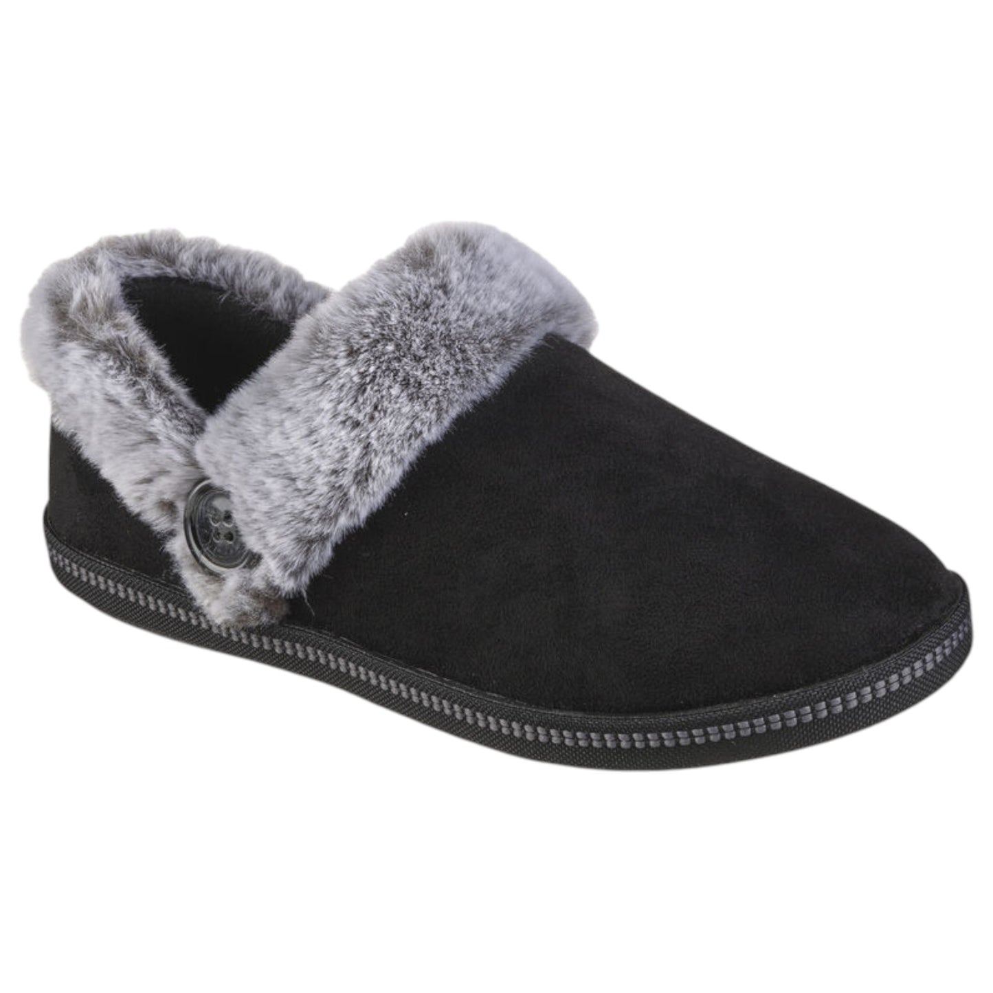 Womens Skechers Cozy Campfire - French Toast Slippers Black