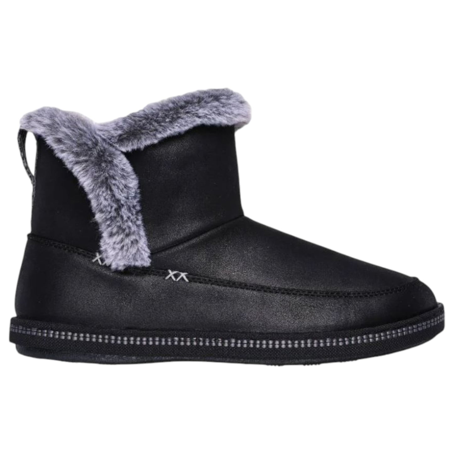 Womens Skechers Cozy Campfire Fresh Breeze Slippers Black