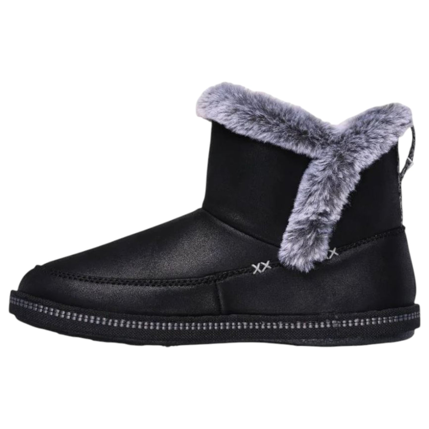 Womens Skechers Cozy Campfire Fresh Breeze Slippers Black