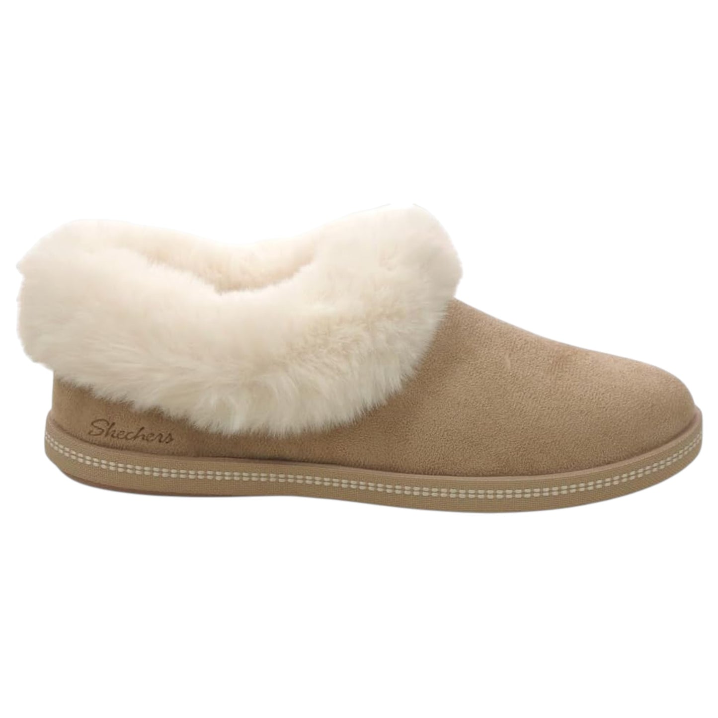 Womens Skechers Skechers Cozy Campfire - Winter Nights Slippers Sand