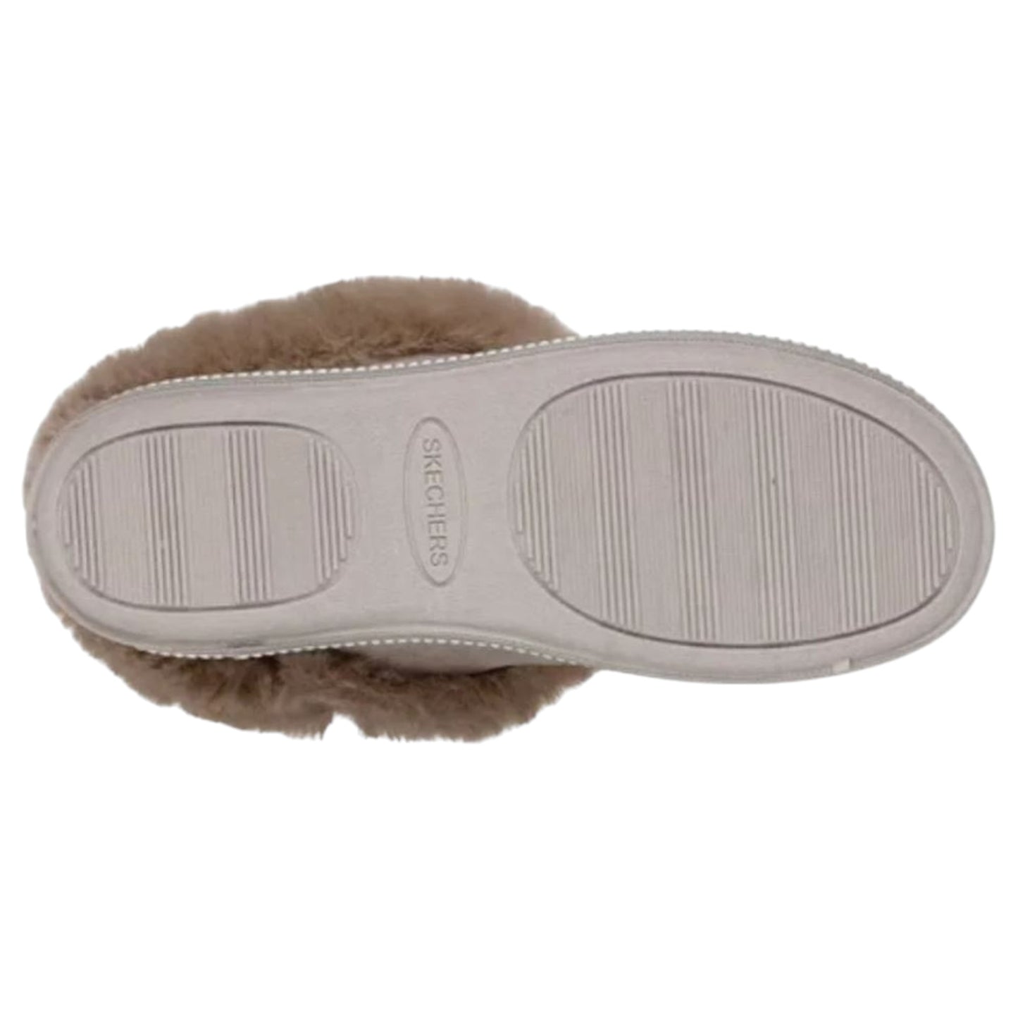 Womens Skechers Cozy Campfire- Winter Nights Slippers Taupe