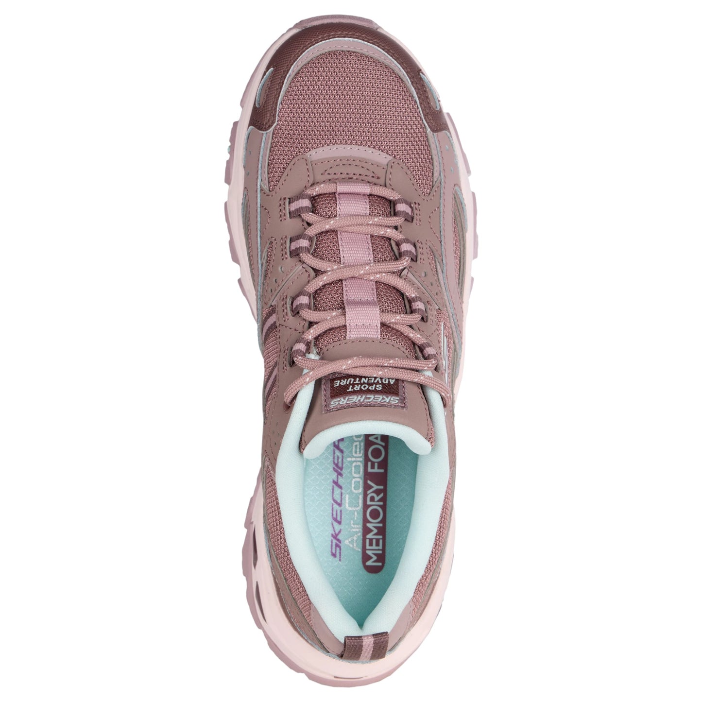 Womens Skechers D'Lites Hiker - Echo Lake Athletic Shoes Dark Mauve