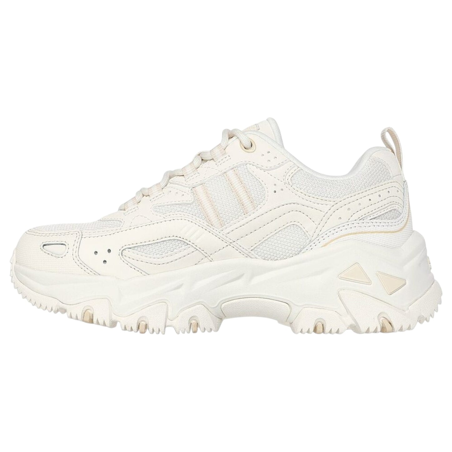 Womens Skechers D'Lites Hiker - Echo Lake Athletic Shoes Off White