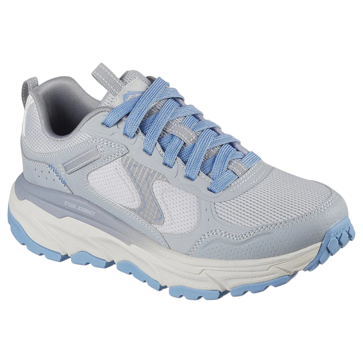 Womens Skechers D'Lux Journey - Franconia Athletic Shoes Blue