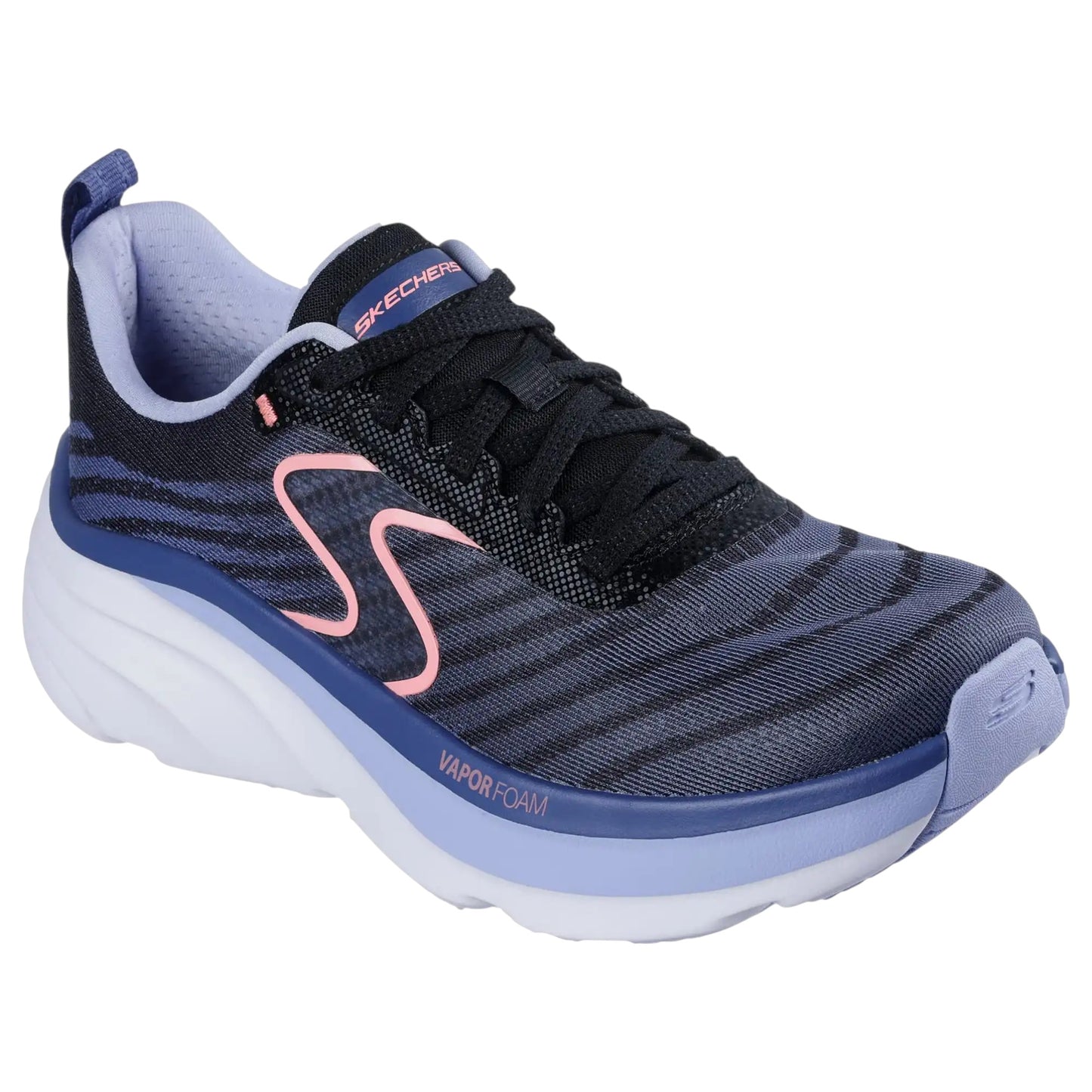 Womens Skechers D'Lux Vapor Athletic Shoes Black Multi