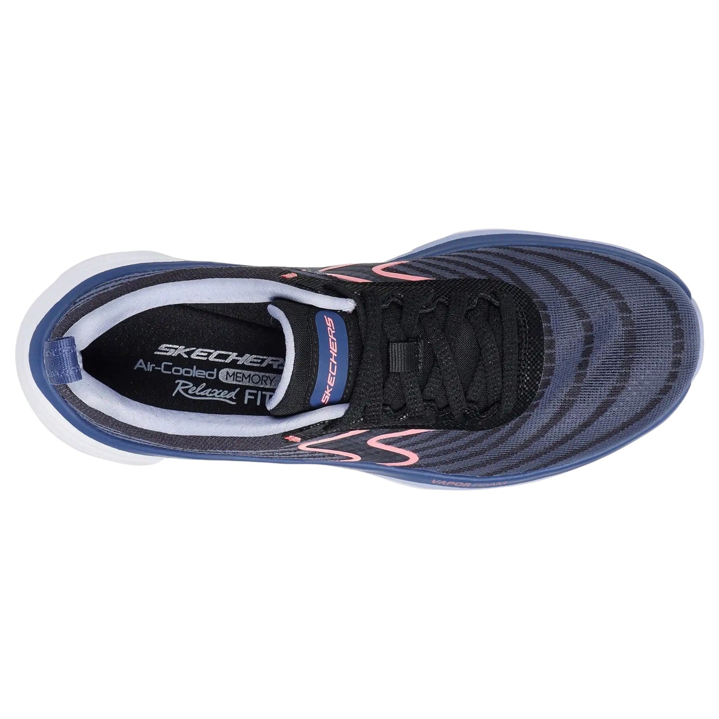 Womens Skechers D'Lux Vapor Athletic Shoes Black Multi