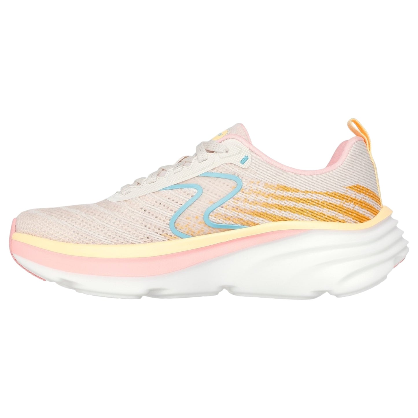Womens Skechers D'Lux Vapor Athletic Shoes Natural Multi