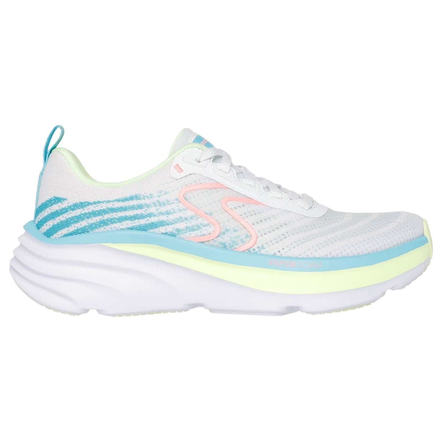 Womens Skechers D'Lux Vapor Athletic Shoes White Multi