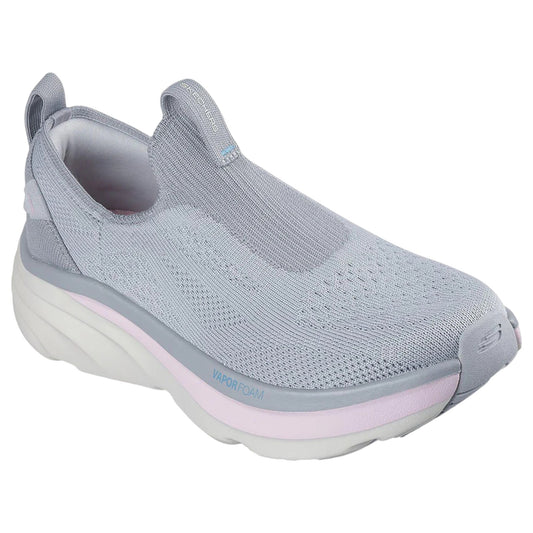Womens Skechers D'Lux Vapor - Pure Stride Athletic Shoes Grey/Pink