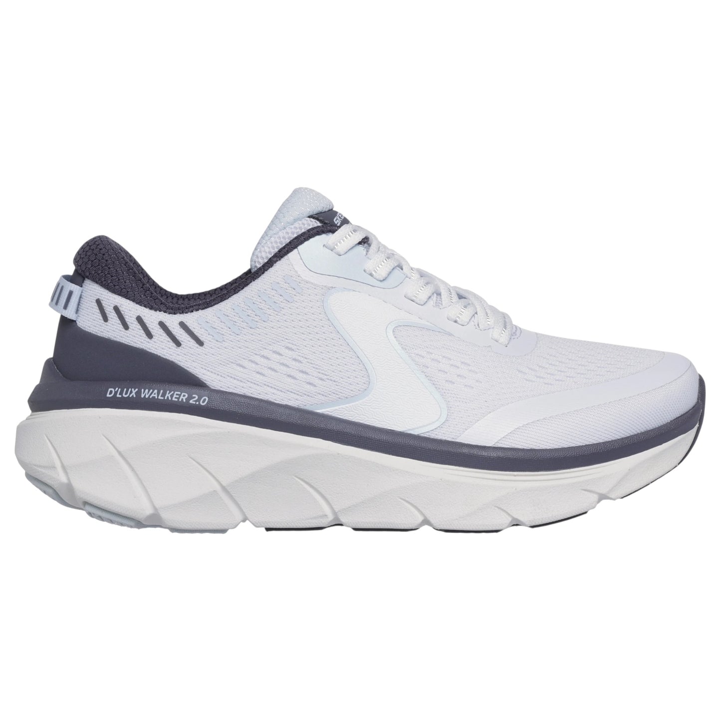 Womens Skechers D'Lux Walker 2.0 - Active Pace Athletic Shoes White