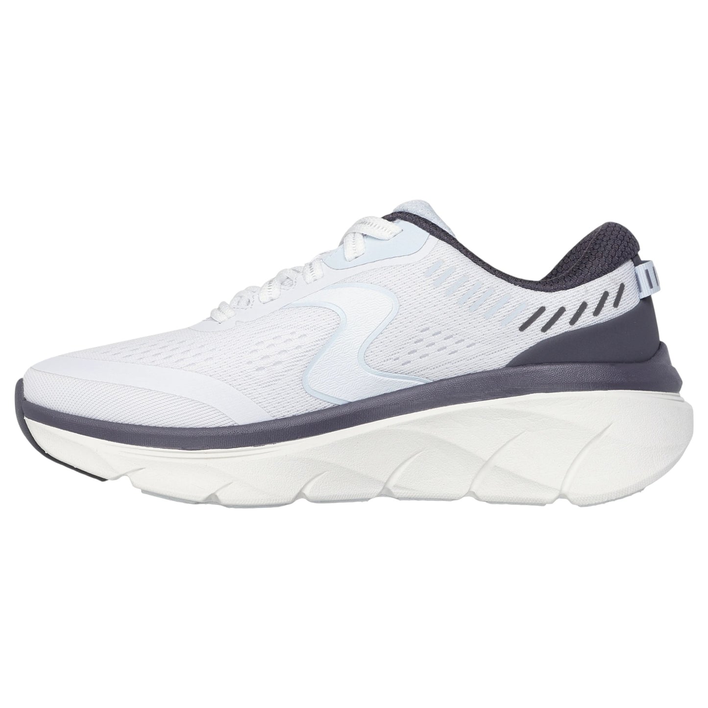 Womens Skechers D'Lux Walker 2.0 - Active Pace Athletic Shoes White