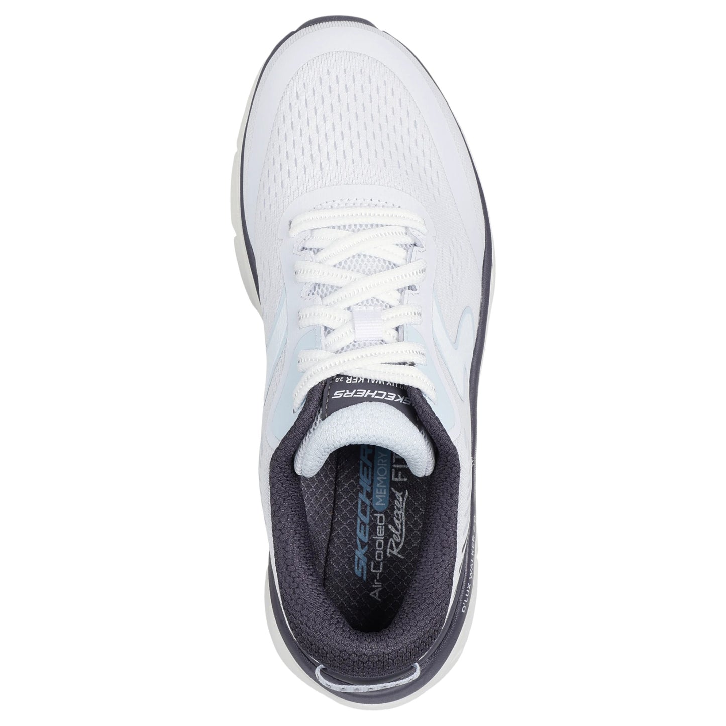 Womens Skechers D'Lux Walker 2.0 - Active Pace Athletic Shoes White