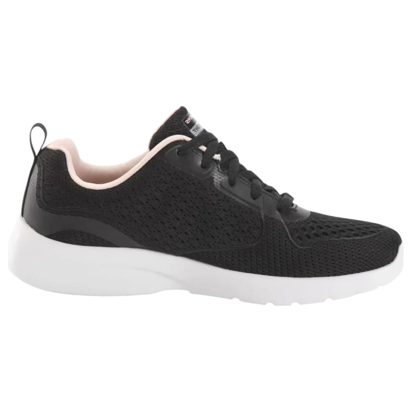 Womens Skechers Dynamight 2.0 Athletic Shoes Black/Pink