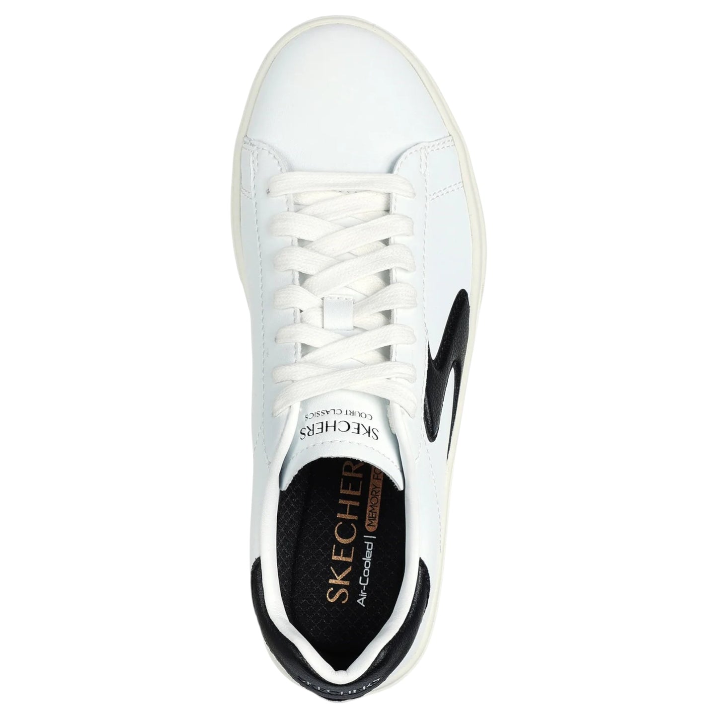 Womens Skechers Eden LX Athletic Shoes White/Black