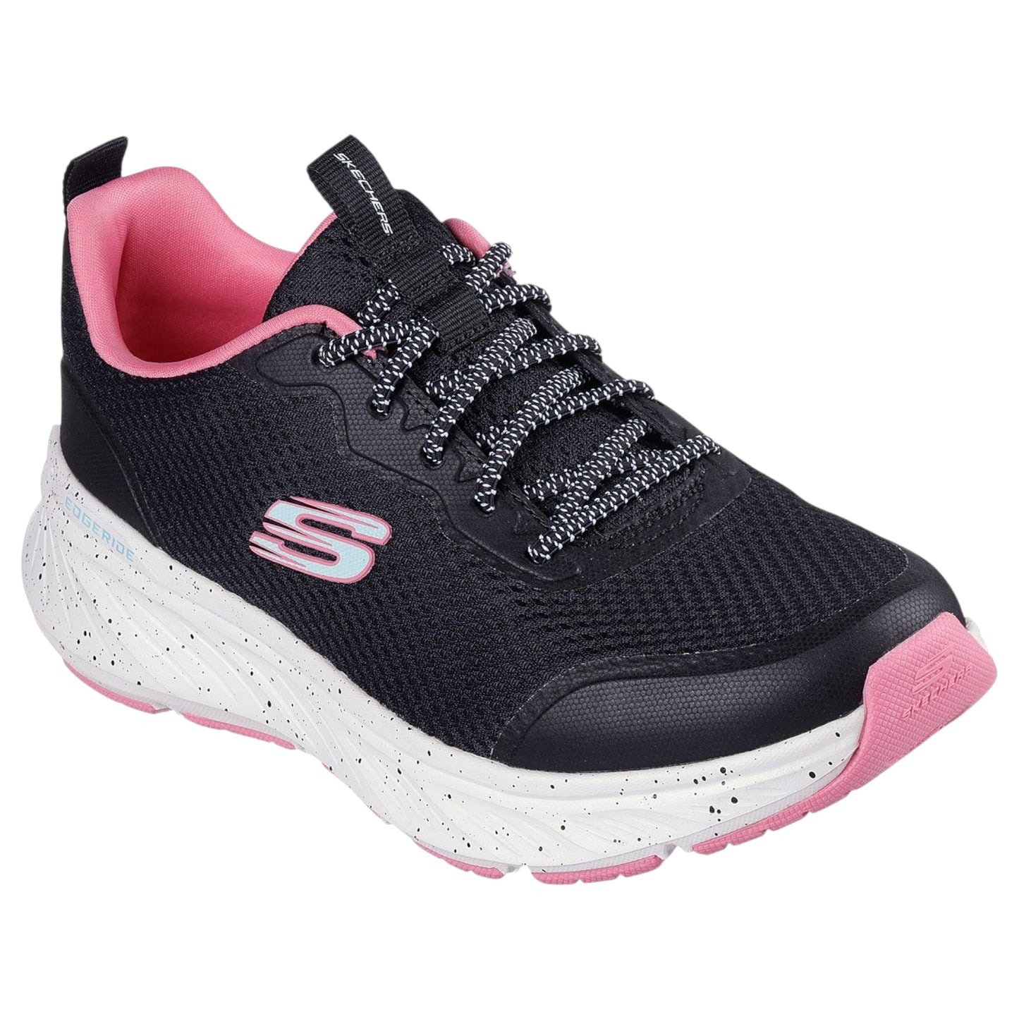 Womens Skechers Edgeride - Smooth Journey Athletic Shoes Black/Pink