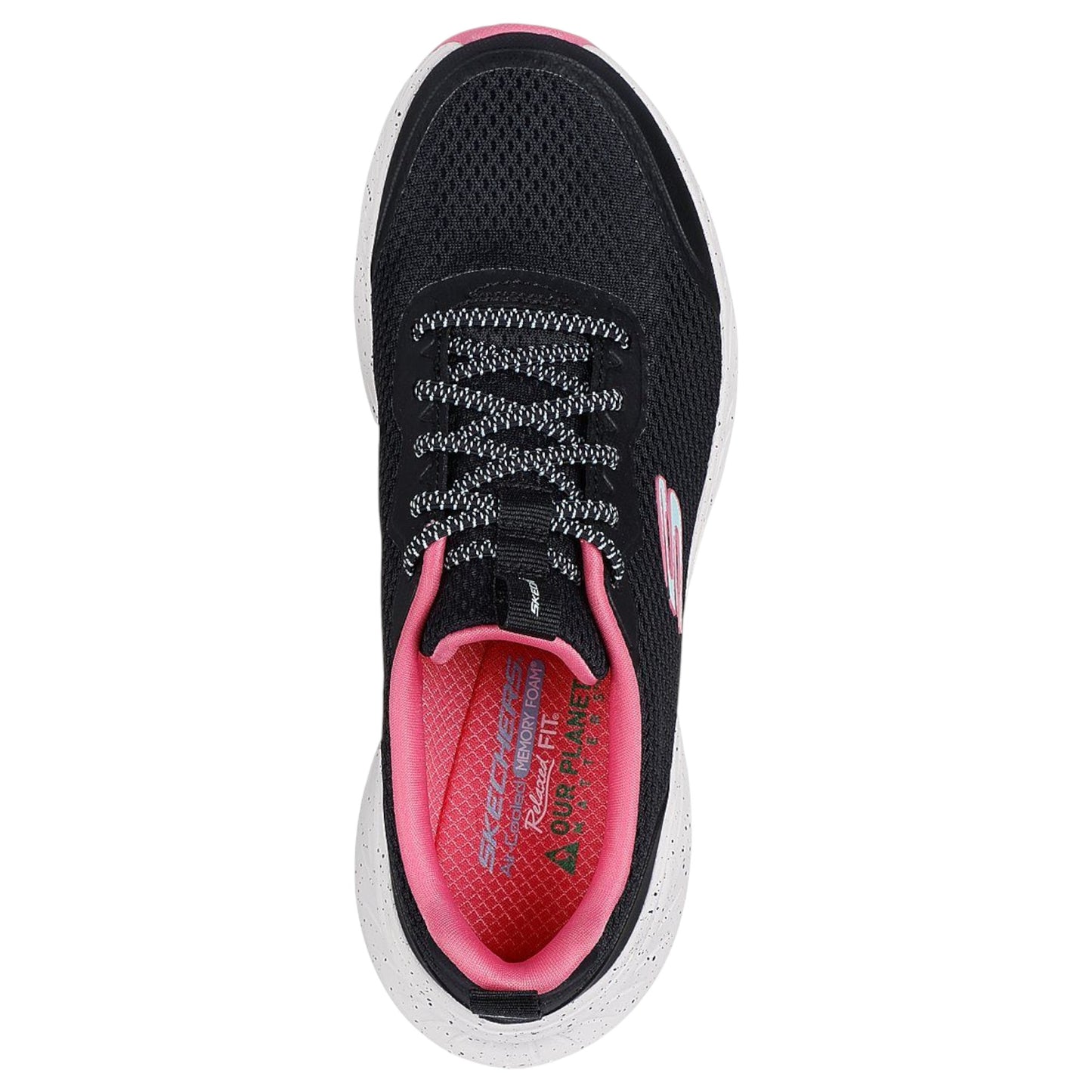 Womens Skechers Edgeride - Smooth Journey Athletic Shoes Black/Pink