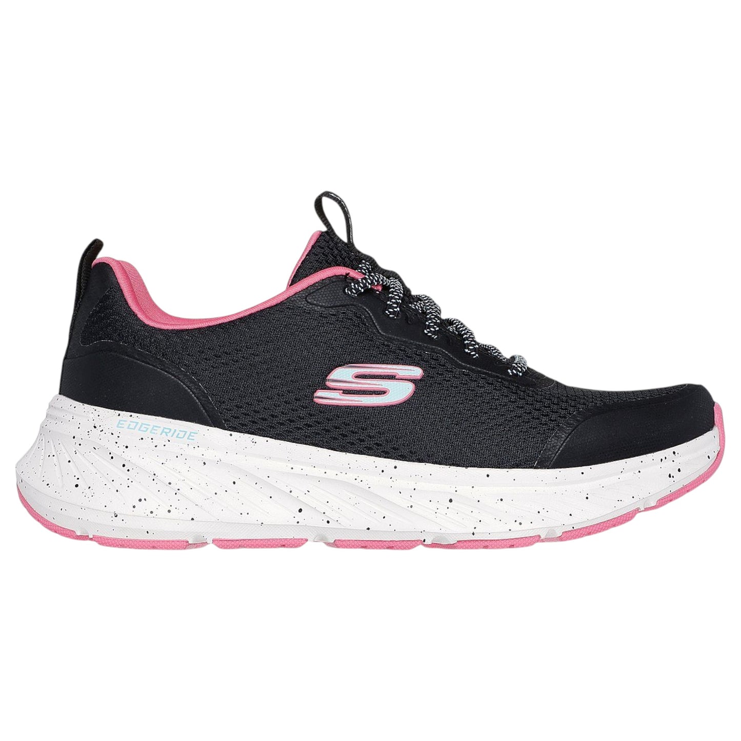 Womens Skechers Edgeride - Smooth Journey Athletic Shoes Black/Pink