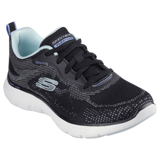 Womens Skechers Flex Appeal 5.0 Athletic Shoes Black Aqua