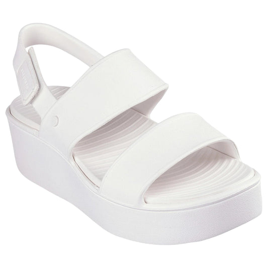 Womens Skechers Foamies: Arch Fit Upbeat - Sunrise Sandal White