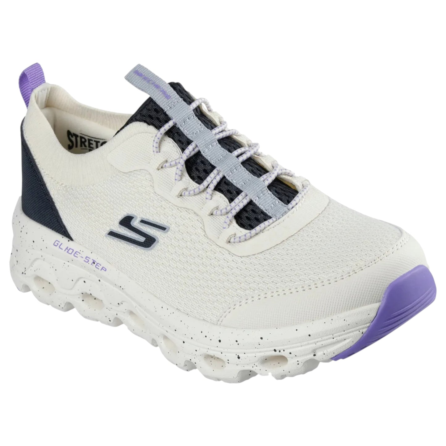 Womens Skechers Glide-Step Sole - Horace Lake Athletic Shoes Off White