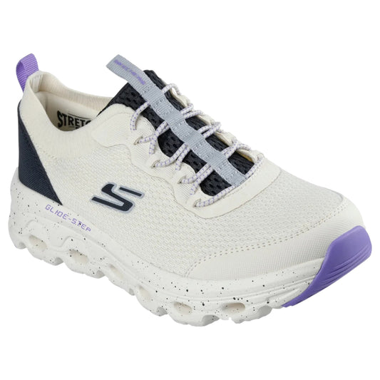 Womens Skechers Glide-Step Sole - Horace Lake Athletic Shoes Off White
