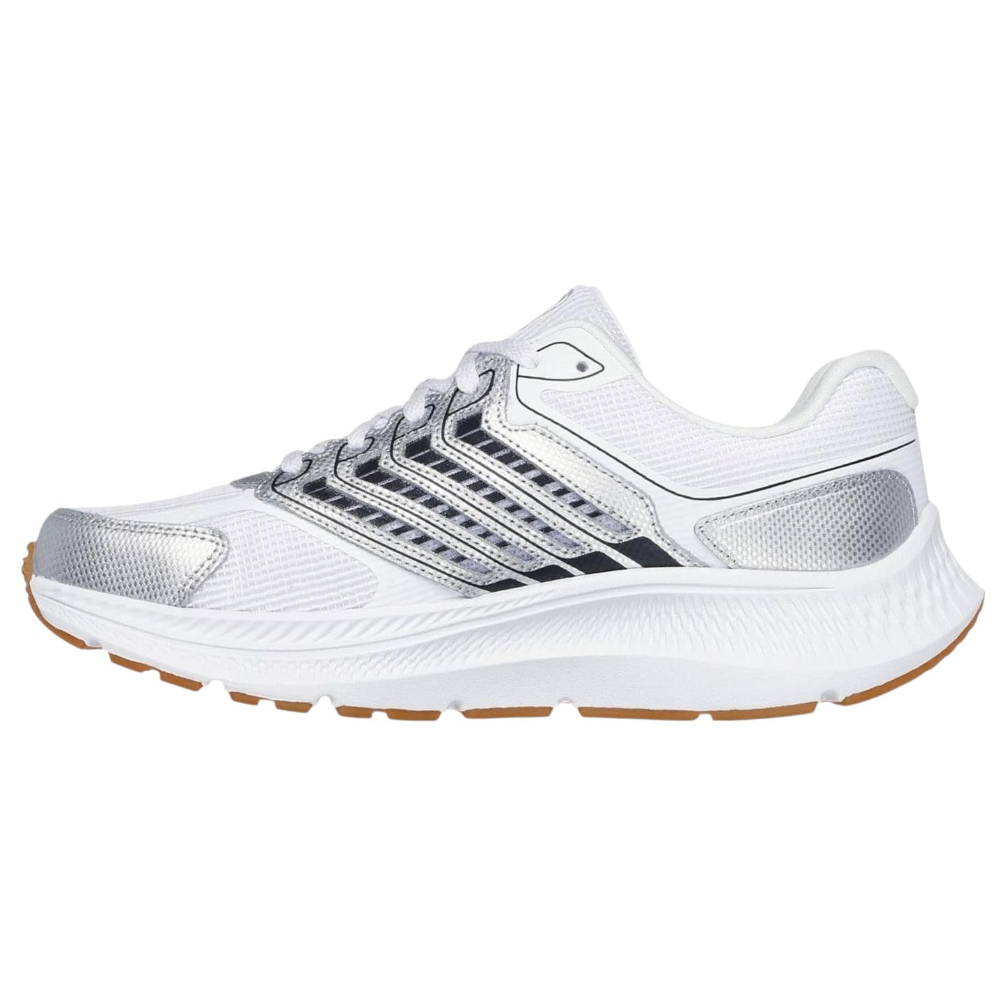 Womens Skechers Go Run Consistent 2.0 - Aragon Athletic Shoes White/Silver