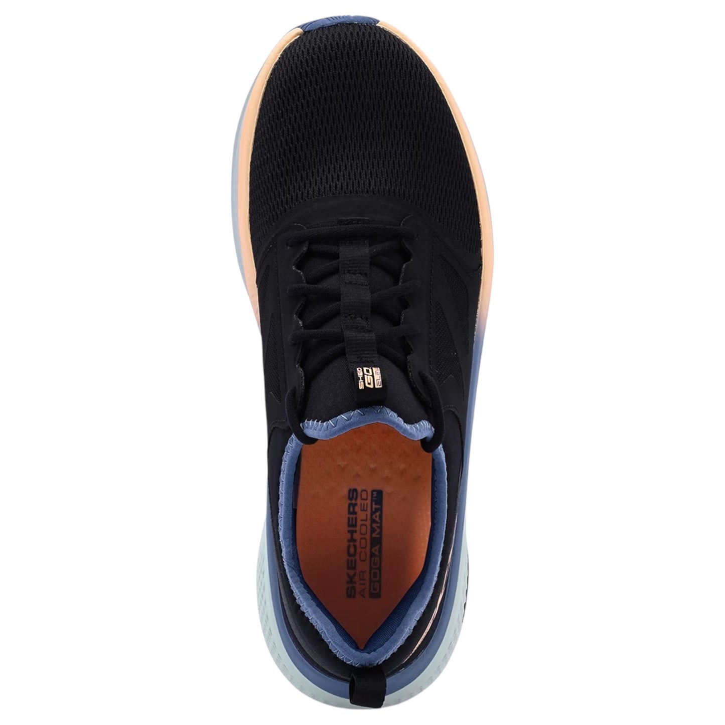 Womens Skechers Go Run Elevate 2.0 - Artesia Athletic Shoes Black/Blue/Orange