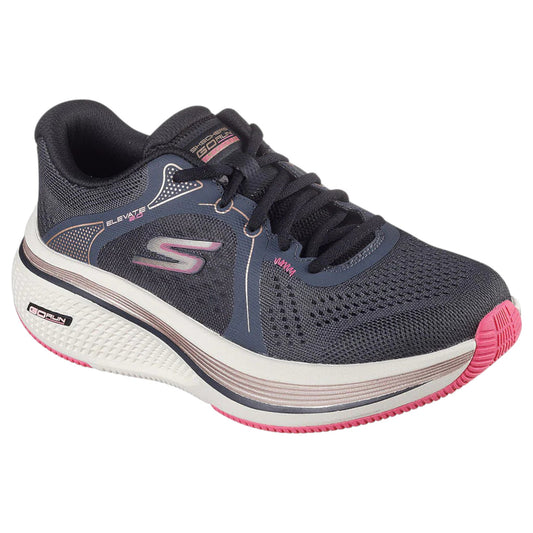 Womens Skechers Go Run Elevate 2.0 - Quartz Athletic Shoes Black/Pink