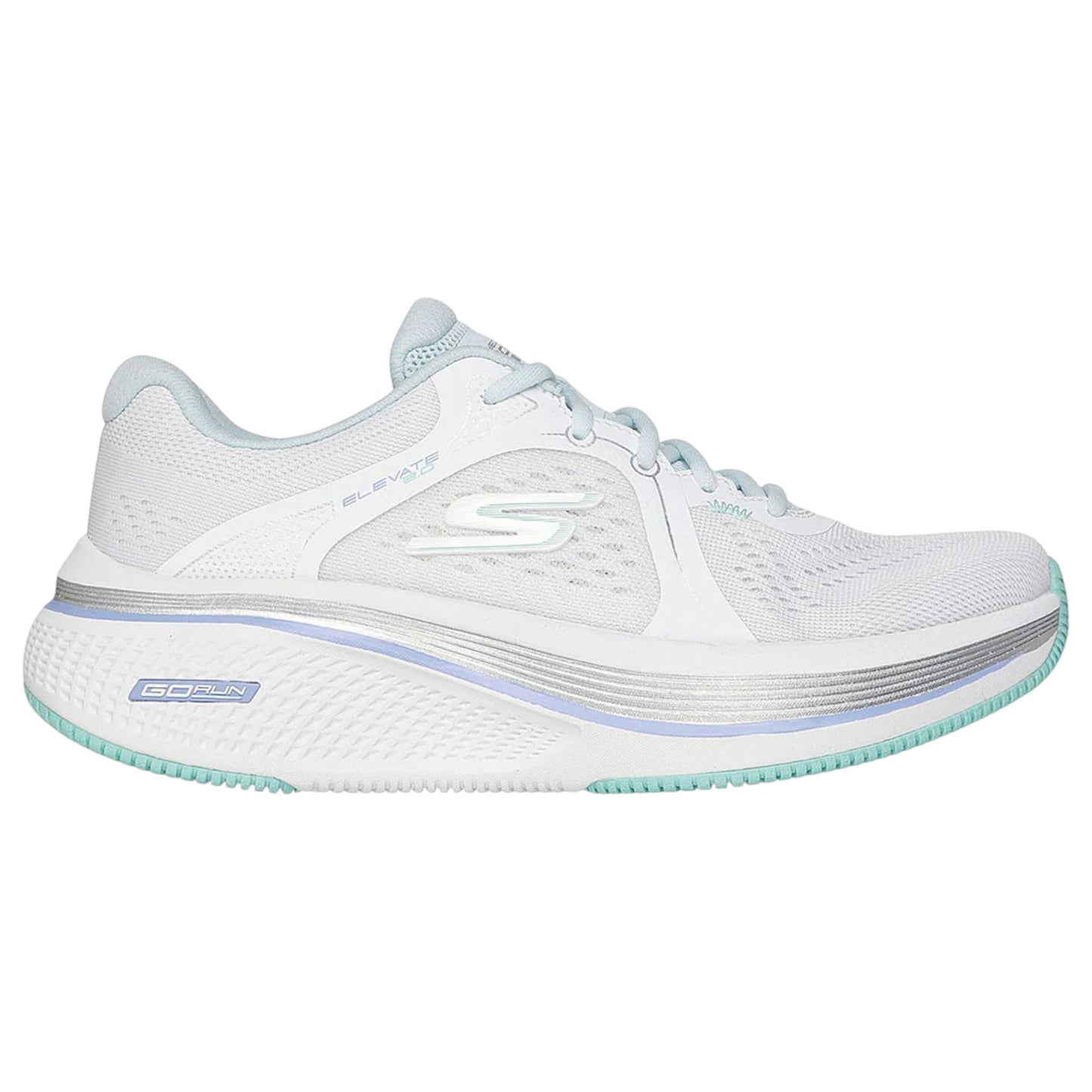 Womens Skechers Go Run Elevate 2.0 - Quartz Athletic Shoes White